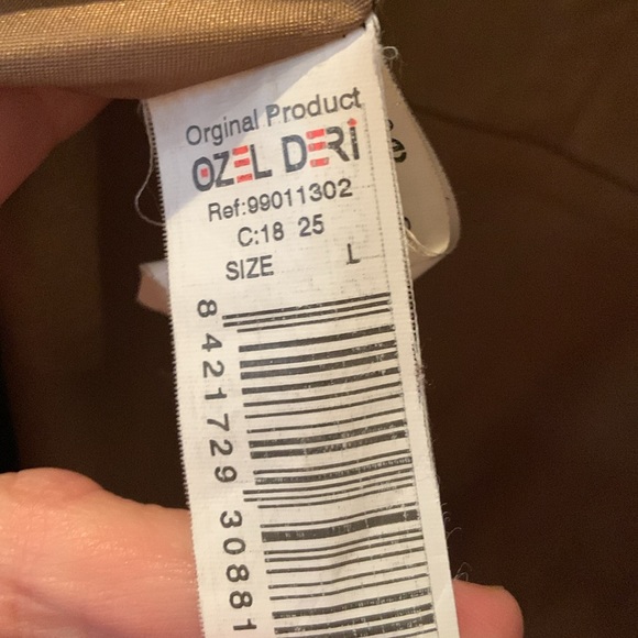 Beautiful and unusual long leather jacket - Picture 8 of 11